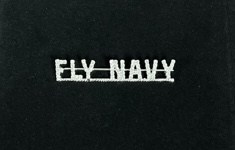Fly Navy Lapel Pin